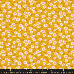 Stay Gold Goldenrod Morning Daisy RS0023 12 designed by Melody Miller of Ruby Star Society for Moda