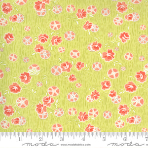 Strawberries Rhubarb Sprout Summer Posies 20403 15 by Fig Tree Quilts for Moda