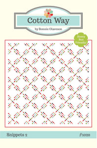 Snippets 2 Quilt Pattern CW 1020 designed by Bonnie Olaveson of Cotton Way