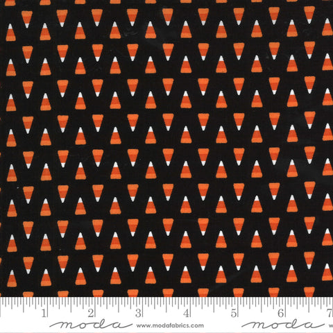 Midnight Magic 2 Midnight Black Candy Corn 24103 18 by April Rosenthal of Prairie Grass for Moda