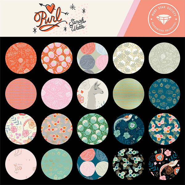 Purl Fat Quarter Bundle of 28 prints RS2029FQ designed by Sarah Watts of Ruby Star Society for Moda