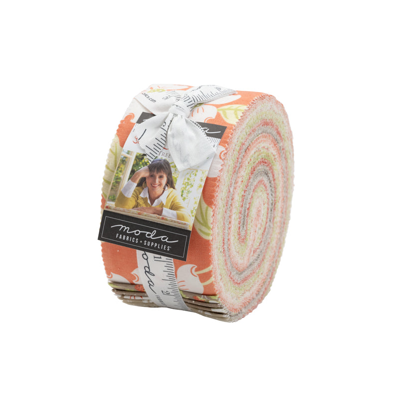 Strawberries Rhubarb Jelly Roll 20400JR by Fig Tree & Co for Moda