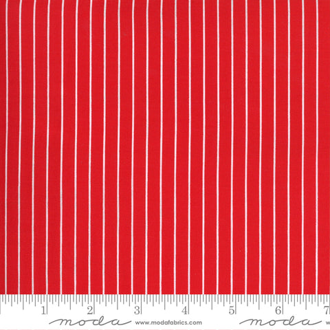 Sunday Stroll Red Wide Stripe 55228 12 by Bonnie & Camille for Moda