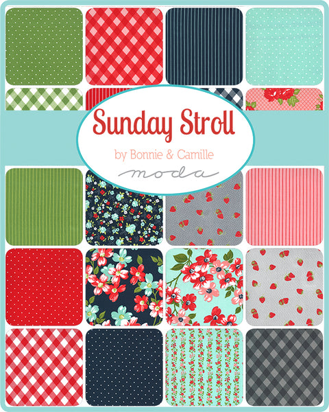 Sunday Stroll Layer Cake 55220LC by Bonnie and Camille for Moda