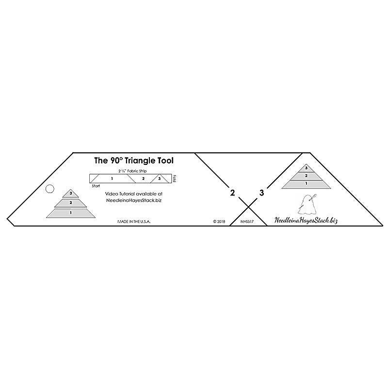 The 90 Degree Triangle Tool NHS517 by Needle In A Hayes Stack