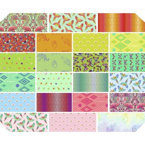 Daydreamer 10" Squares FB610TP.Daydreamer designed by Tula Pink for Free Spirit Fabrics