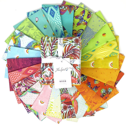 Daydreamer FB2FQTP.Daydreamer Fat Quarter Bundle of 22 prints designed by Tula Pink for Free Spirit