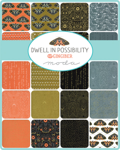 Dwell Possibility Jelly Roll 48310JR designed by Gingiber for Moda