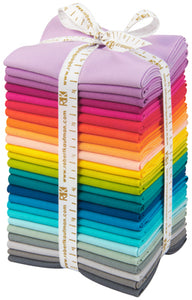 Kona Cotton Fat Quarter Bundle of 25 Colors FQ-796-25 Designer Palette by Elizabeth Hartman for Robert Kaufman