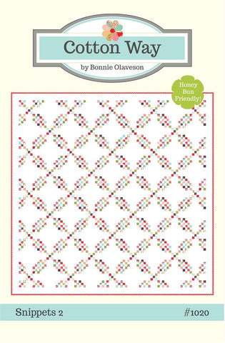 Snippets 2 Quilt Pattern CW 1020 designed by Bonnie Olaveson of Cotton Way