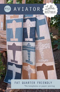 Aviator Quilt Pattern LB152 by Lella Boutique