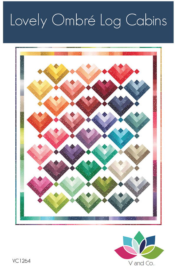 Lovely Ombre Cabins VC 1264 by Vanessa Christenson From V and Co - more coming!