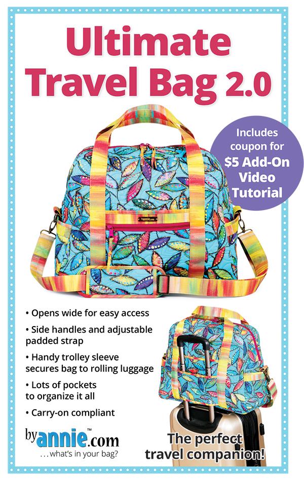 Ultimate Travel Bag 2.0 PBA 2512 Patterns By Annie Unrein