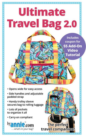 Ultimate Travel Bag 2.0 PBA 2512 Patterns By Annie Unrein
