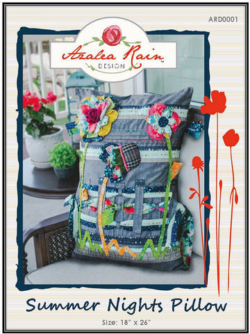 Summer Nights Pillow Pattern designed by Azalea Rain Design