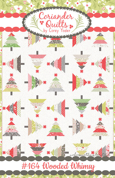 Wooded Whimsy Quilt Pattern CQ 164 designed by Corey Yoder of Coriander Quilts