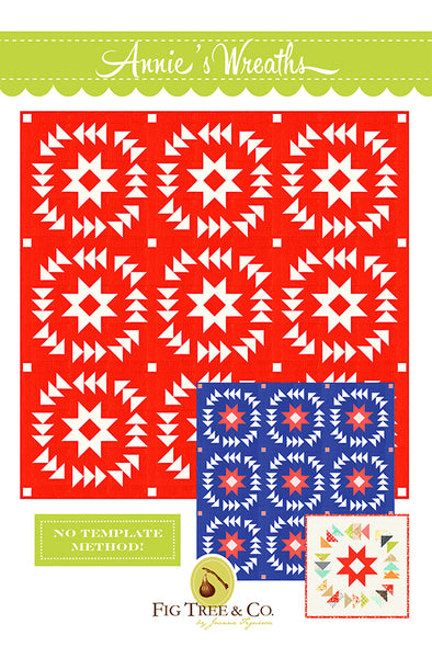 Annie's Wreaths Quilt Pattern FT 1792 designed by Joanna Figueroa of Fig Tree Quilts