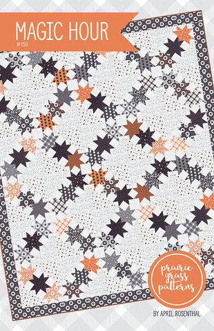 Magic Hour PGP 159 Prairie Grass Pattern designed by April Rosenthal Prairie Grass