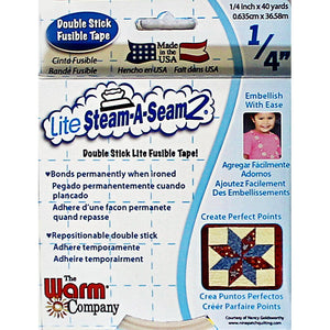 Lite Steam A Seam 2 -  1/4" X 40 yd roll 5409 by The Warm Company